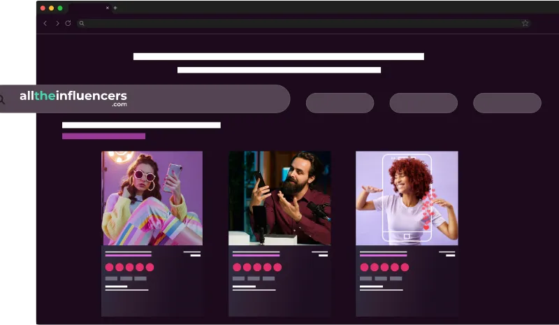 Búsqueda de creadores para una campaña