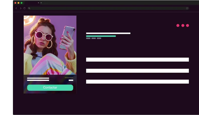 Contacto directo con creadores seleccionados